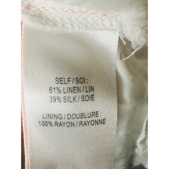 TANYA TAYLOR Floral Brown White Wrap Ruffle Sleeves Floral Blaire Dress Size 4 - Picture 13 of 13